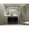 Euro Style High End Black White Bathroom Vanity